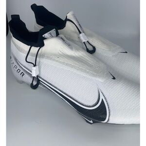 Nike Men Sz 14 Vapor Edge Elite 360 Flyknit Football Cleats White CV6282-108 NEW